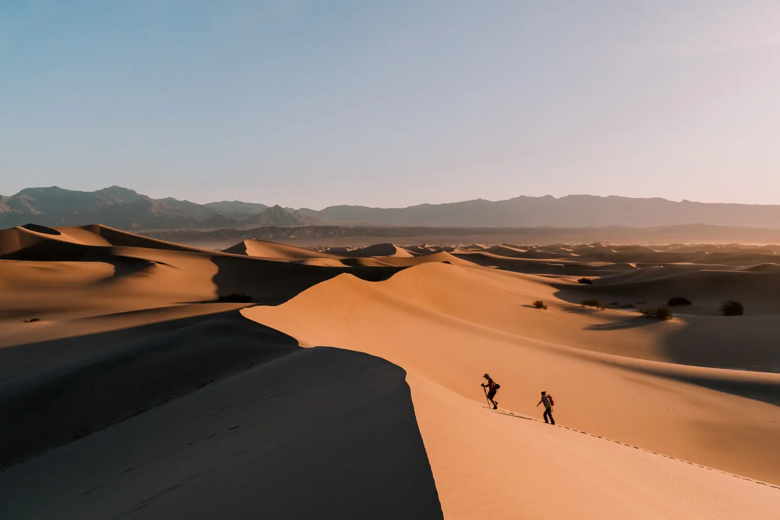 Death Valley National Park. California and Nevada experienced a devastating heatwave this summer that broke the record for the hottest June ever recorded in the region. Image: Tyler Raye/Unsplash.