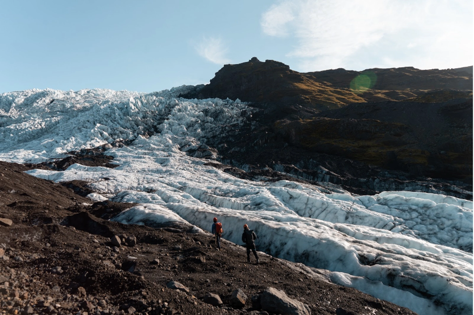 (Disappearing ice. Photo Credit: Marla Tomorug)