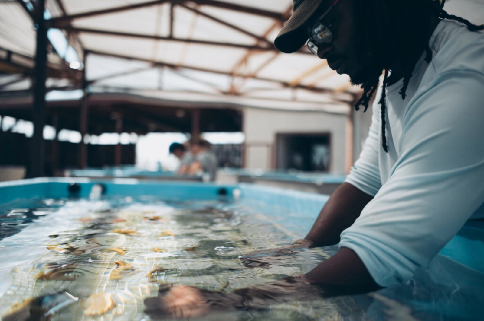 Image: Coral Vita. Technician Oshiko Riley